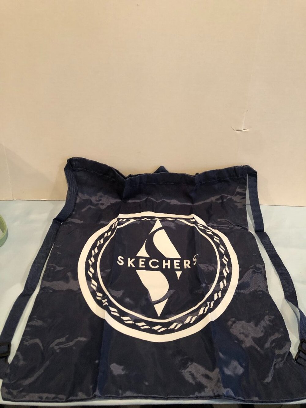 NEW Skechers Blue Drawstring Backpack 17" x 20"